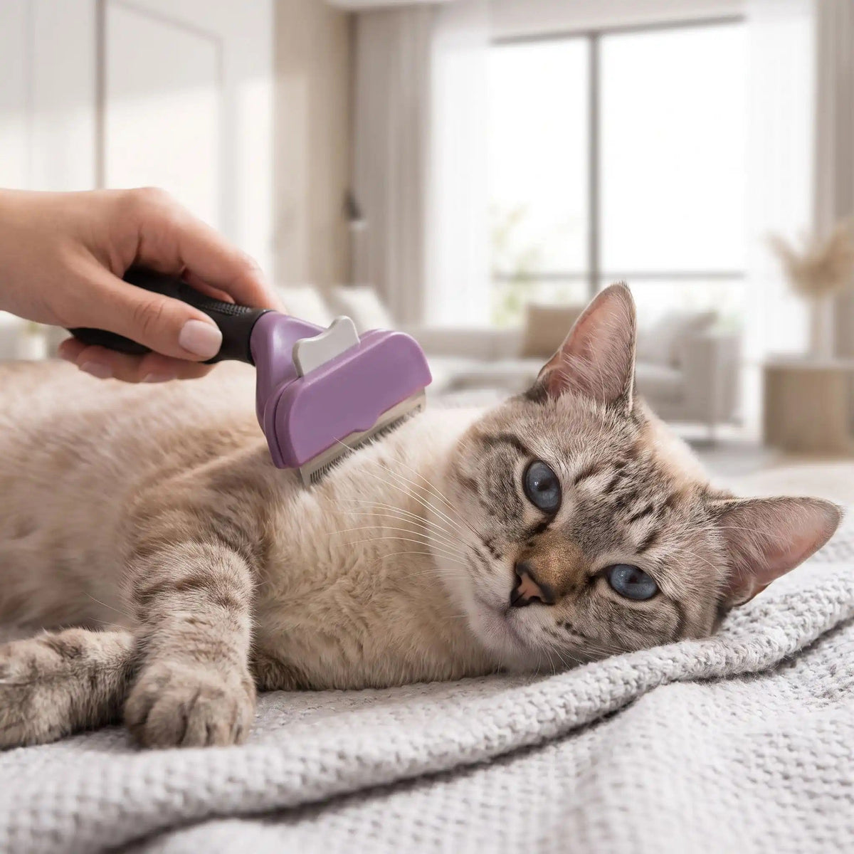 Brosse pour chat poil court pelage sans noeuds