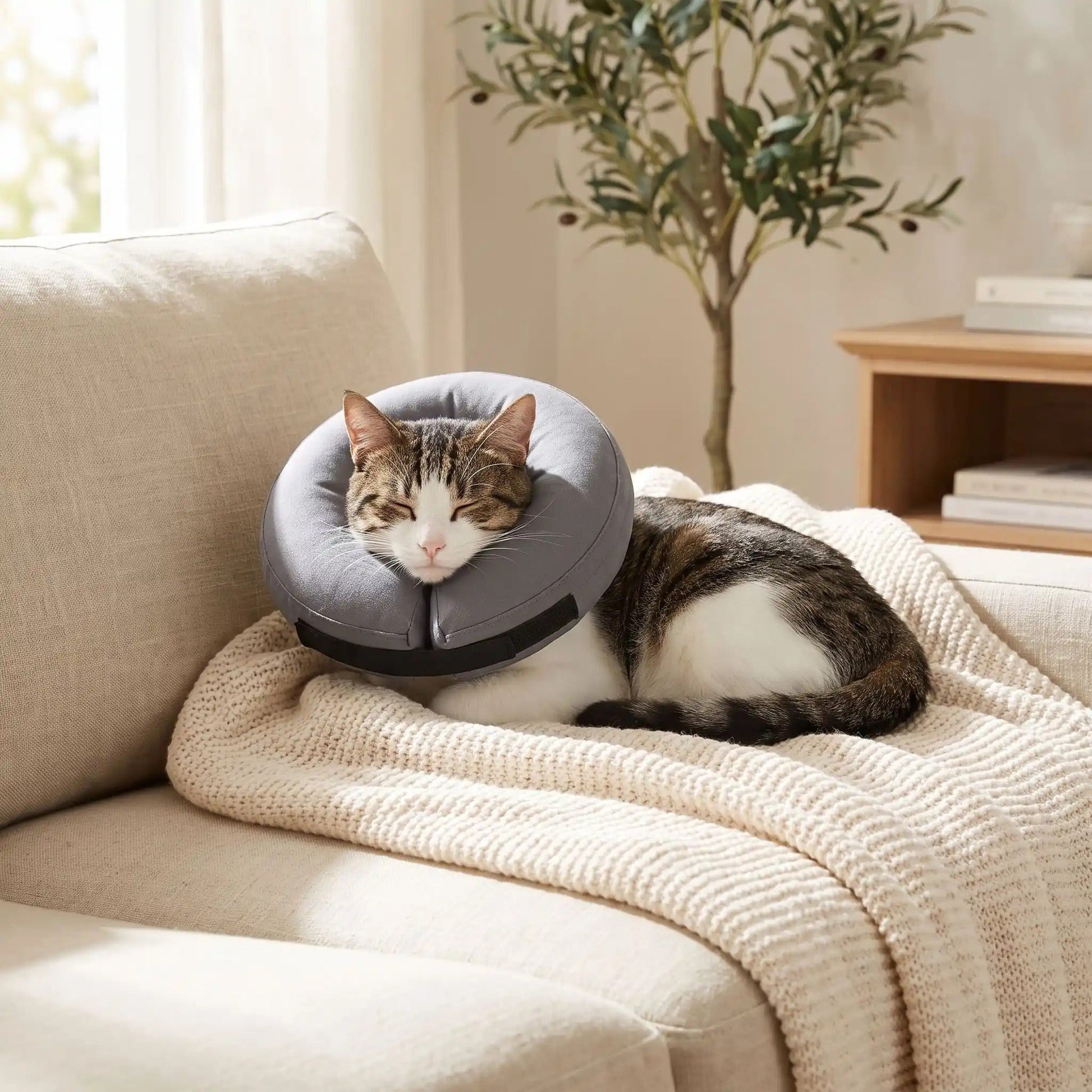 Collerette gonflable chat confort et sérénité