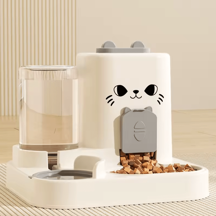 Gamelle automatique chat couleur grise