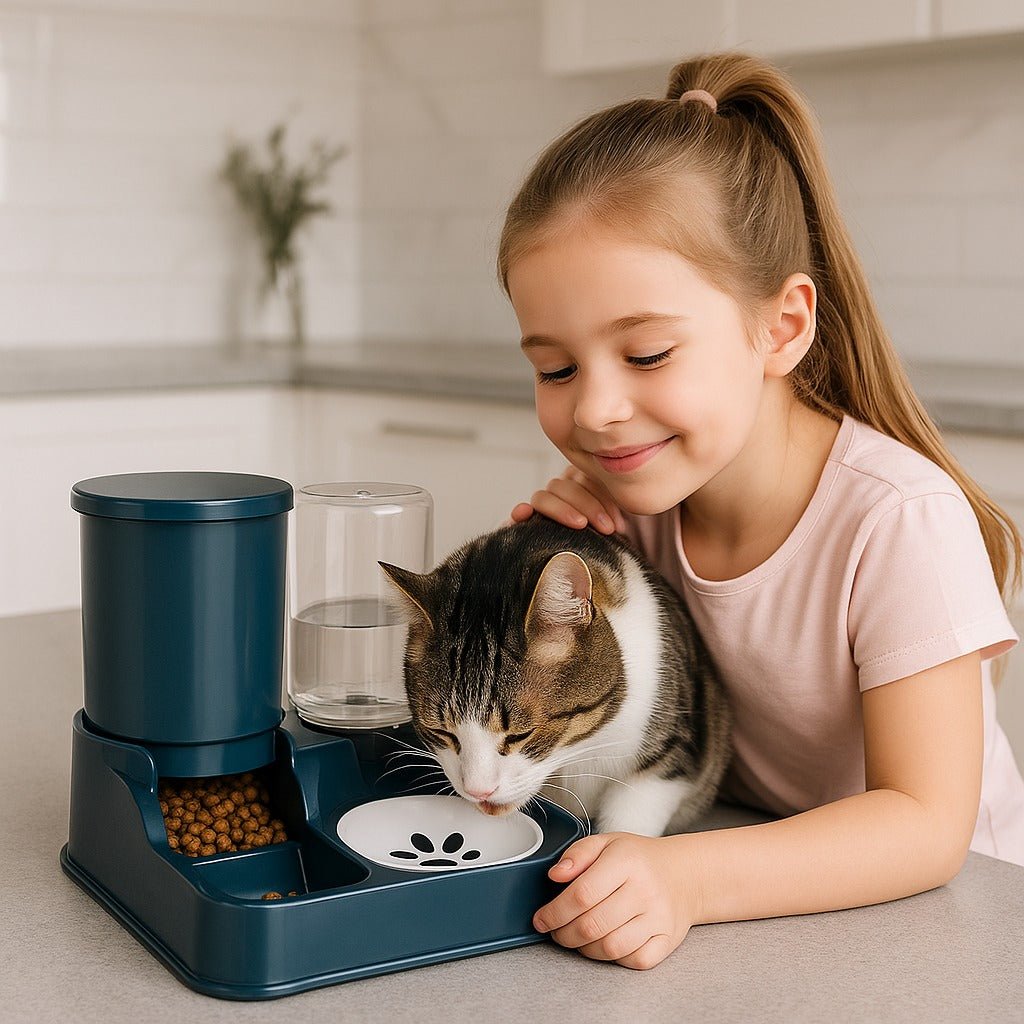 Gamelle automatique pour chat chat boit gamelle automatique fillette
