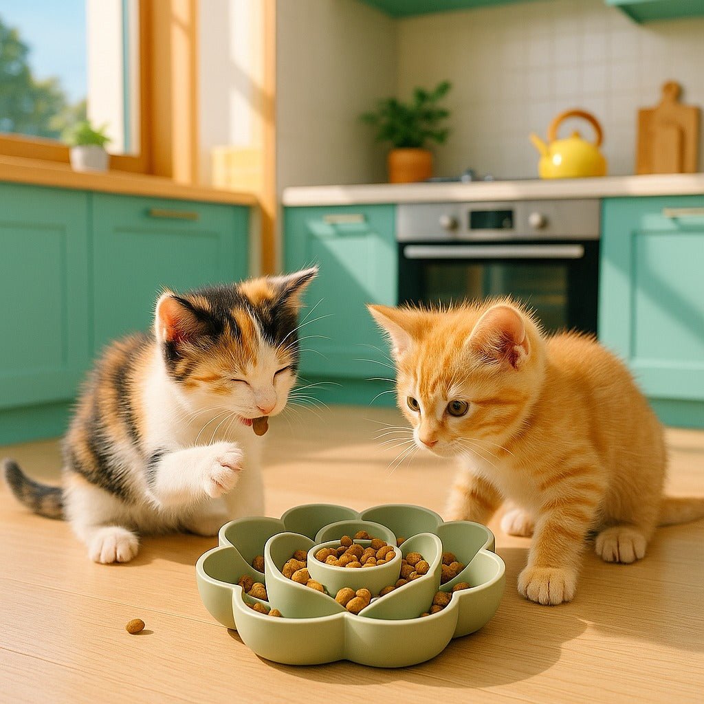 Gamelle-chat-anti-glouton-chaton-joue-gamelle-vert