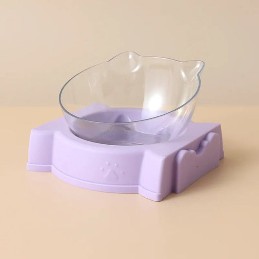 Gamelle Chat - AutoPetFeeder™ - Mauve - Patte et Moustache