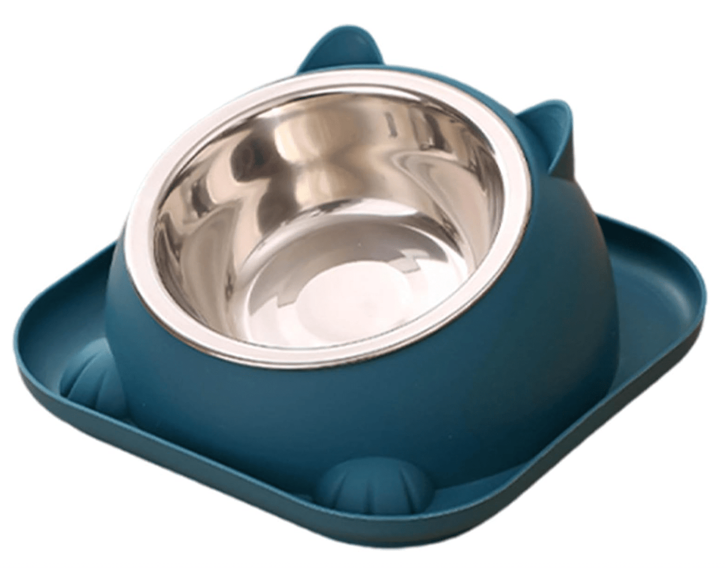 Gamelle Chat - CatTiltProof™ - Patte et Moustache
