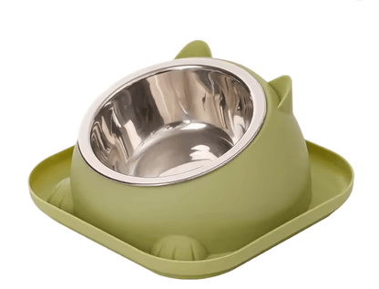 Gamelle Chat - CatTiltProof™ - Patte et Moustache