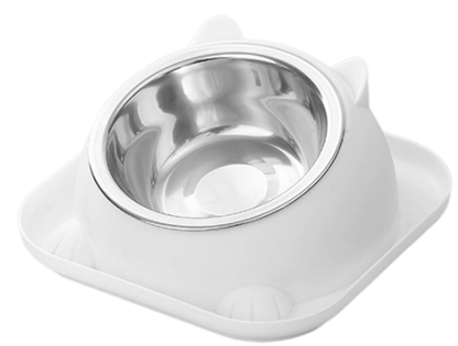 Gamelle Chat - CatTiltProof™ - Patte et Moustache