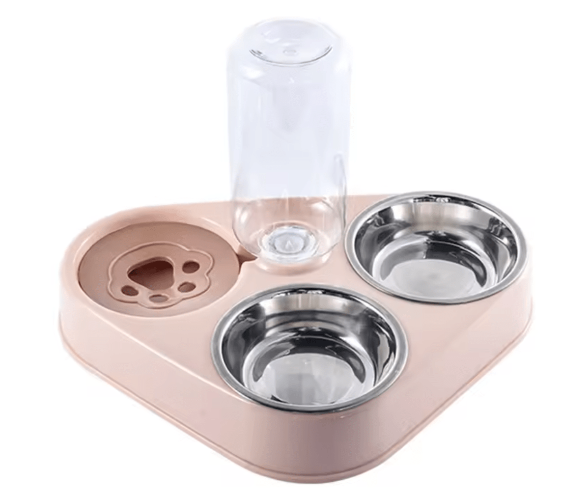 Gamelle pour chat couleur rose