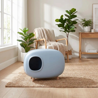 Maison de Toilette pour Chat Design | Anti-Odeurs XXL™ - Patte et Moustache