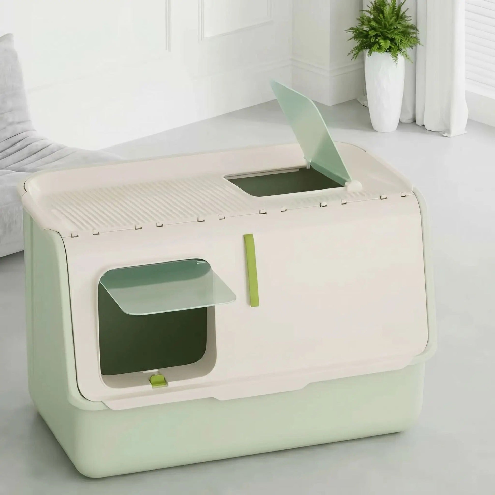 Maison de toilette XXL pour chat illustration