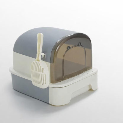 Maison de Toilettes Chat | Intimité Plus™ - Patte et Moustache