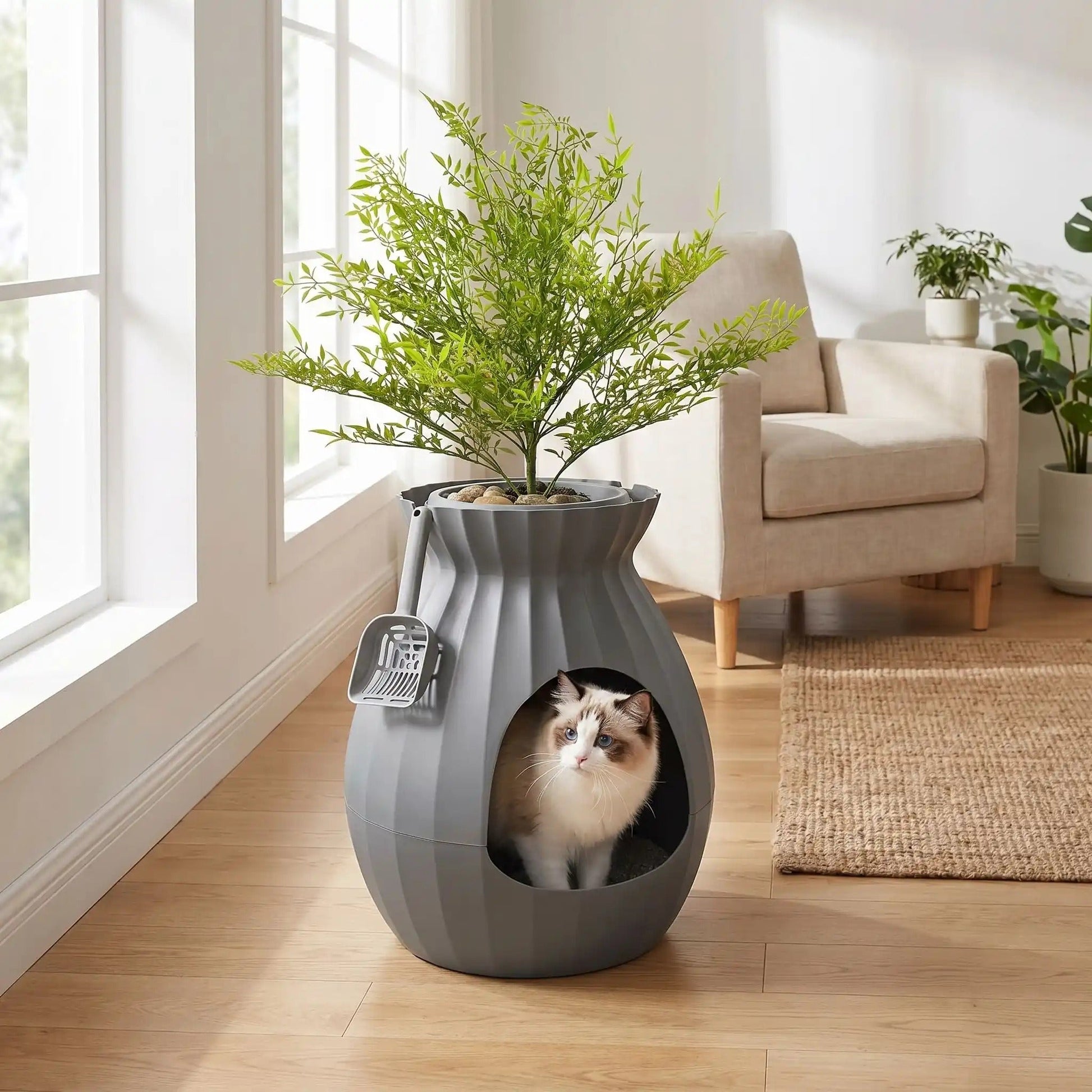 Maisons de toilette pour chats plaisir de l'intimité