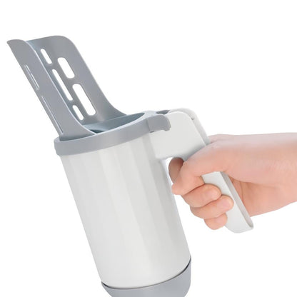 Pelle à litière prise en main confortable.