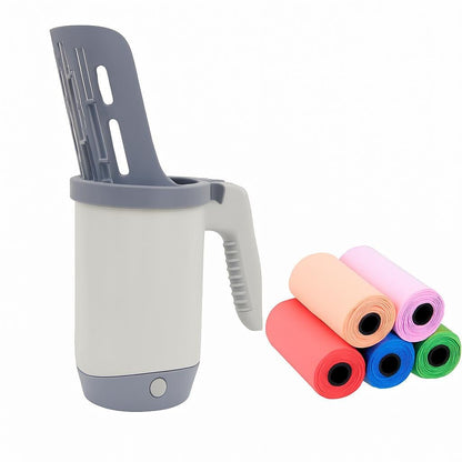 Pelle à litière avec poubelles