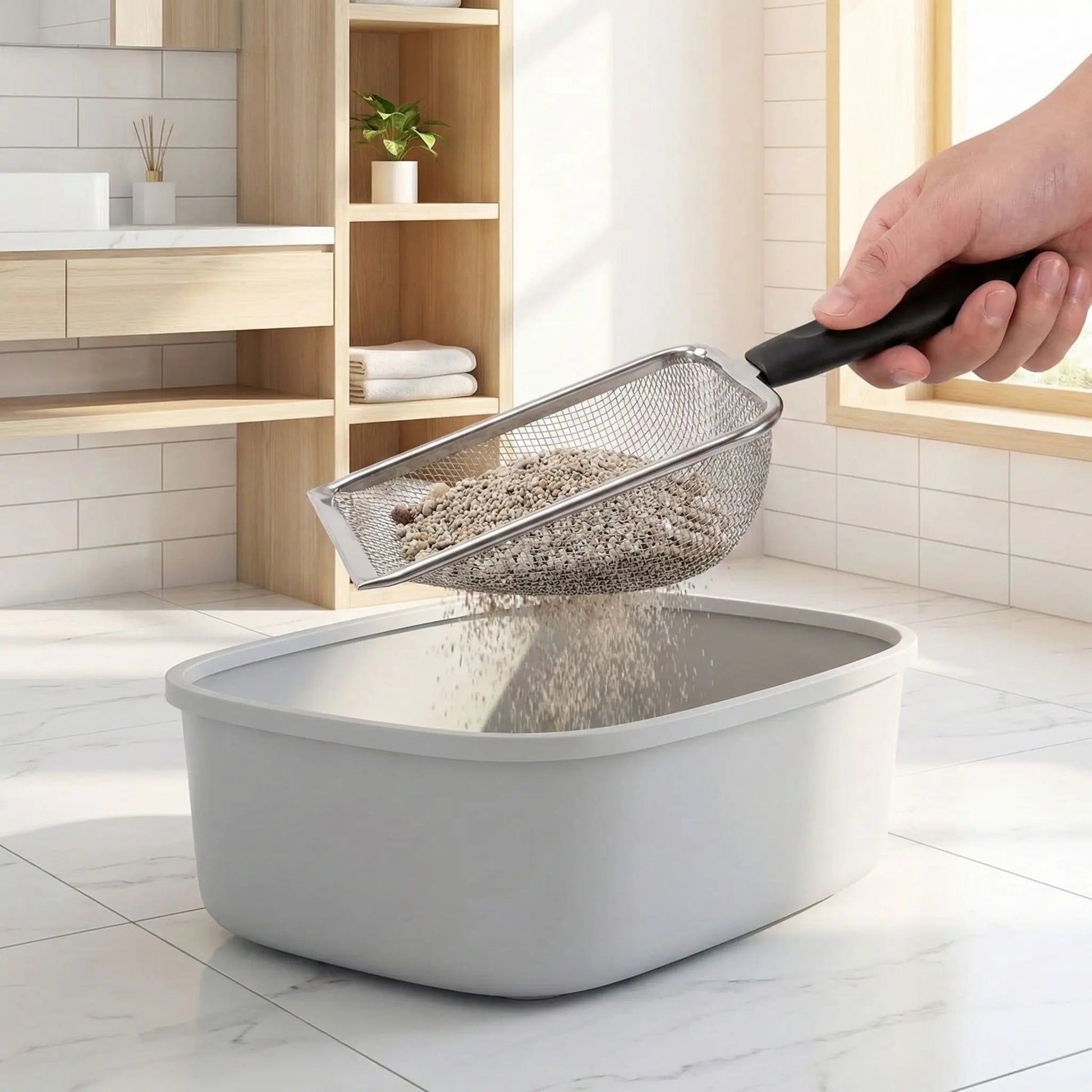 Pelle à litière chat pratique facilite sans effort