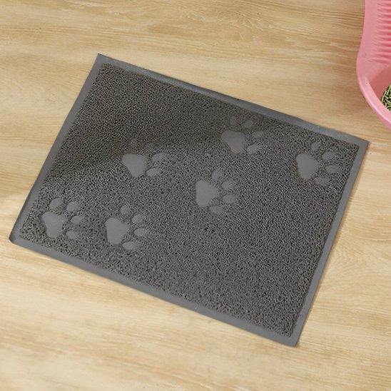 Tapis chat litière tapis couleur anthracite
