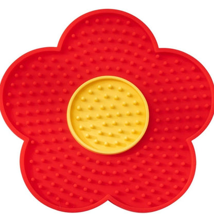 Tapis de lechage couleur rouge