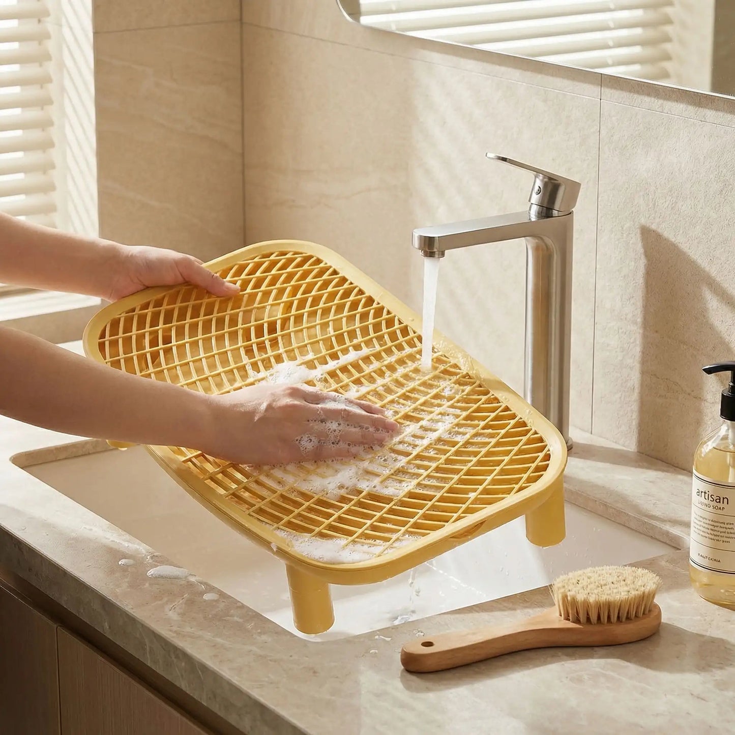 Tapis de litière pour chat entretien