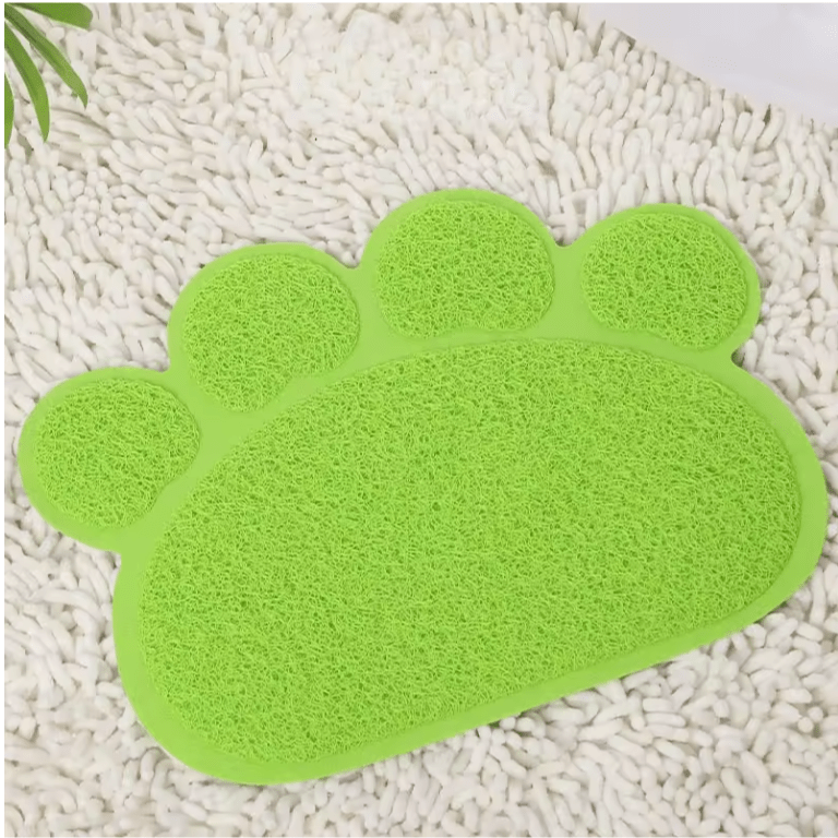 Tapis litière chat couleur vert