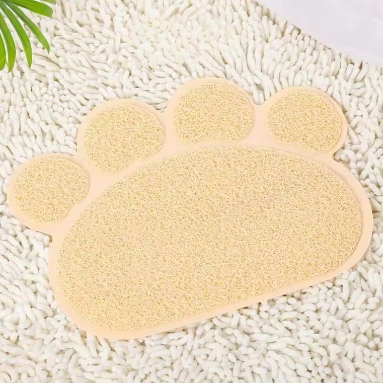 Tapis litière chat couleur beige