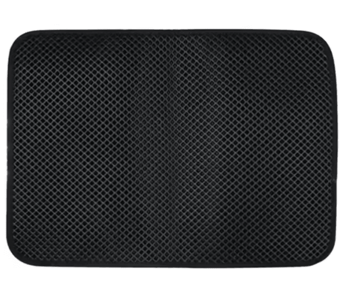 Tapis litière pour chat couleur noir
