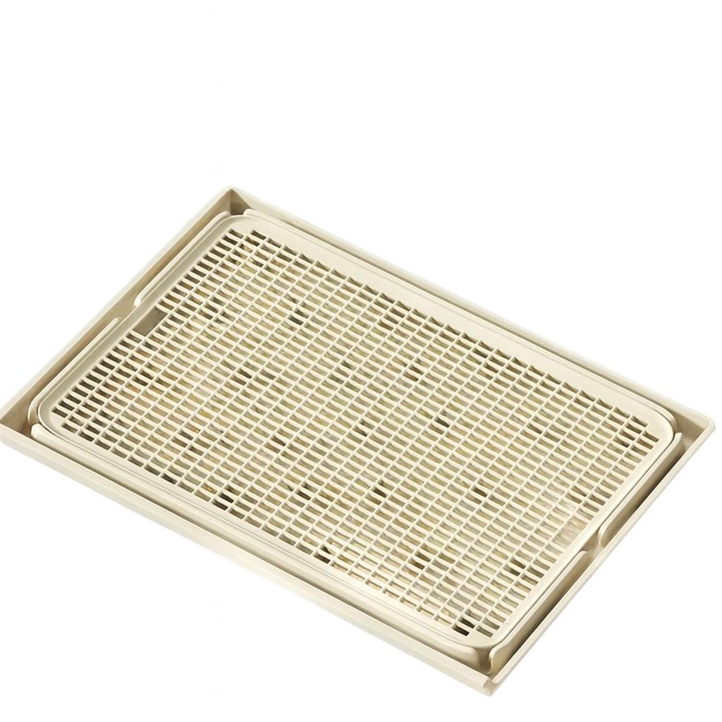 Tapis pour chat litière couleur beige