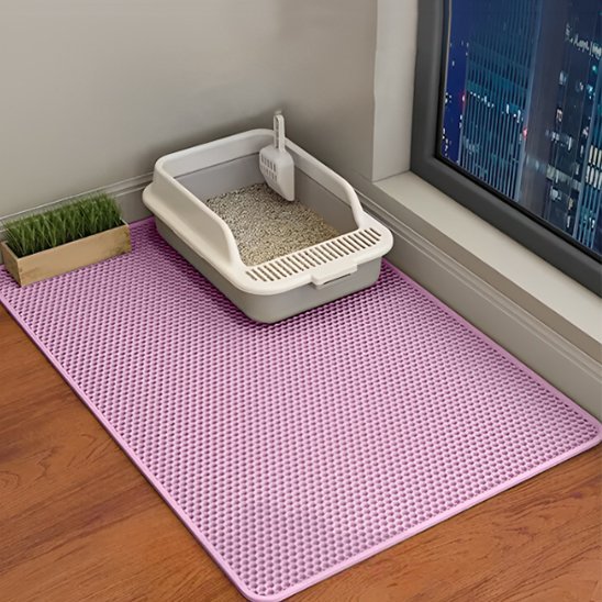 Tapis pour litière chat tapis presentation 