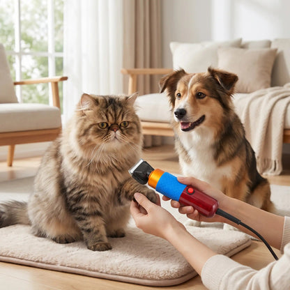 Tondeuse pour chat persan toiletter sur chaque zone du corps