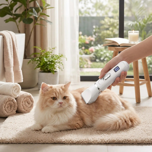 Tondeuse pour chat poil long alliée toilettage
