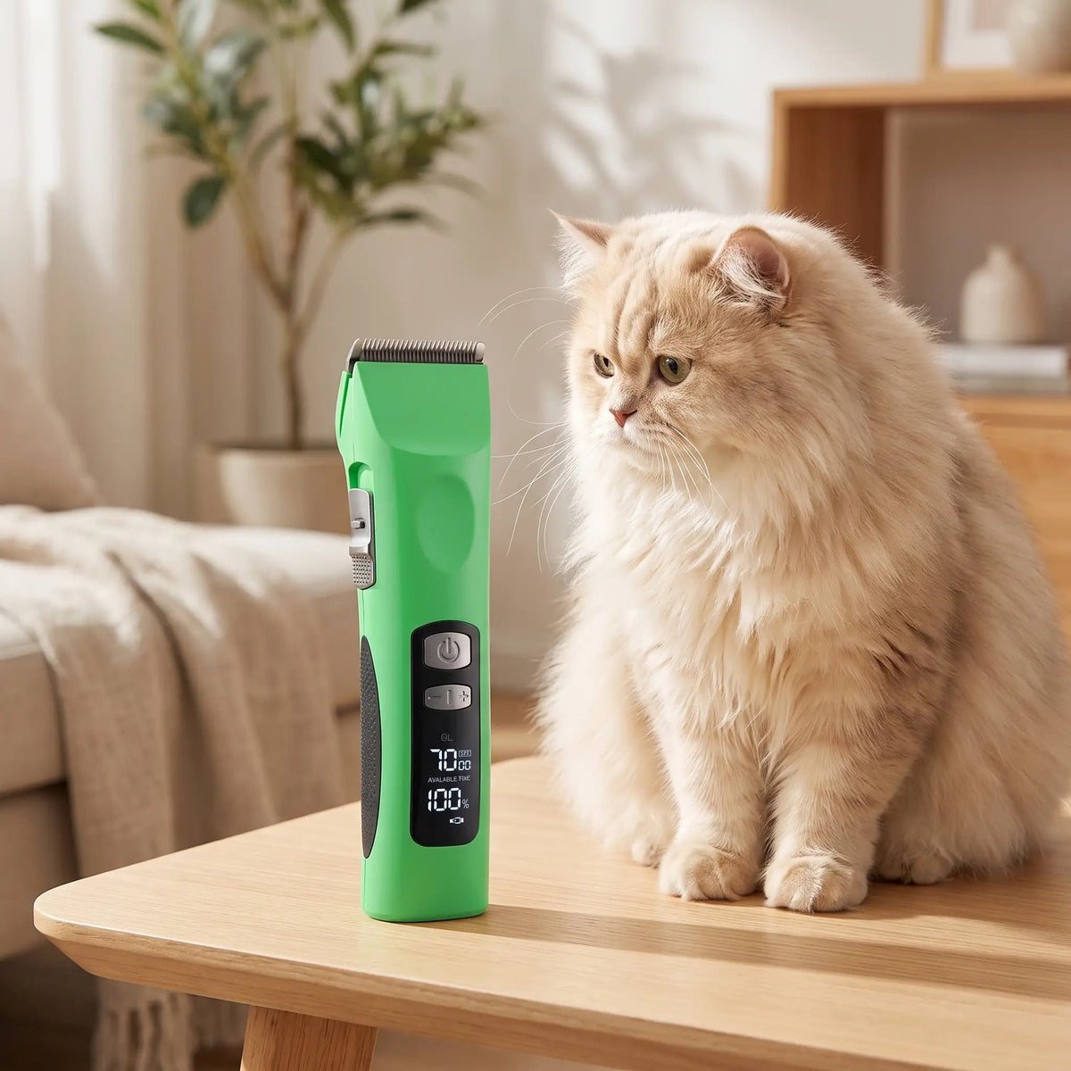 Tondeuse pour Chat Poils Longs |Simplicité et Silencieuse™ - Patte et Moustache